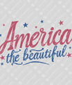 America the Beautiful – Elegant Patriotic Script