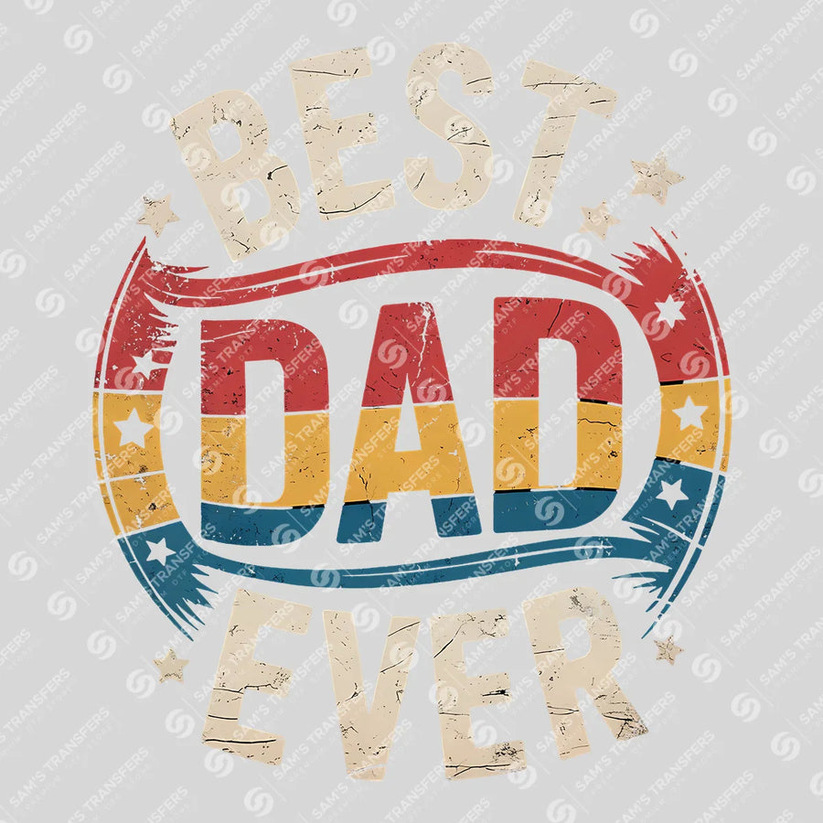 Father's Day Best Dad Ready DTF Transfer | FR1962