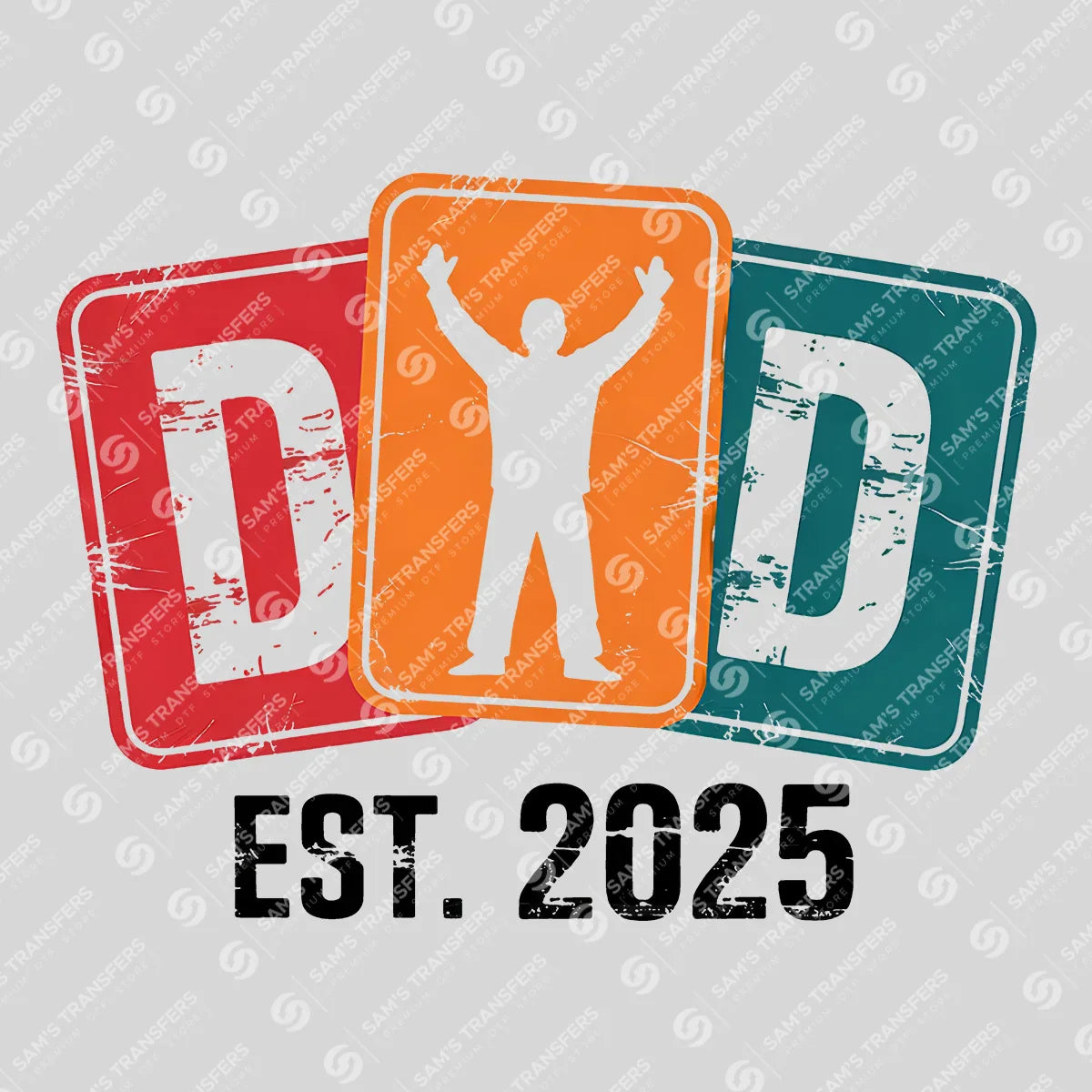 Father's Day Best Dad Ready DTF Transfer | FR1973