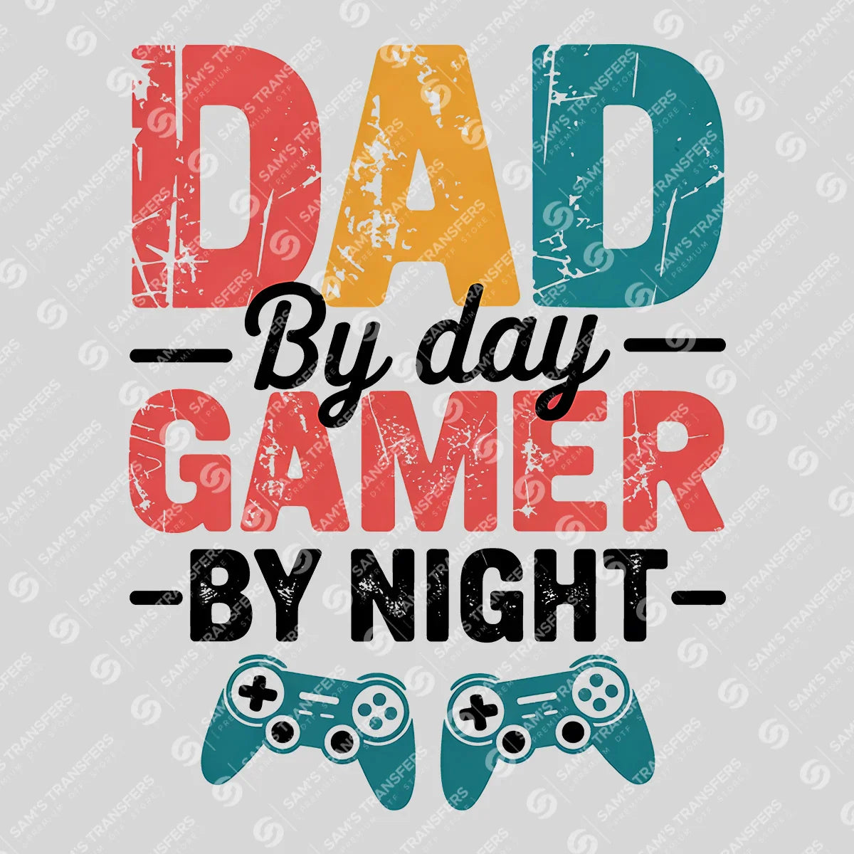 Father's Day Sport Related Ready DTF Transfer | FR1988