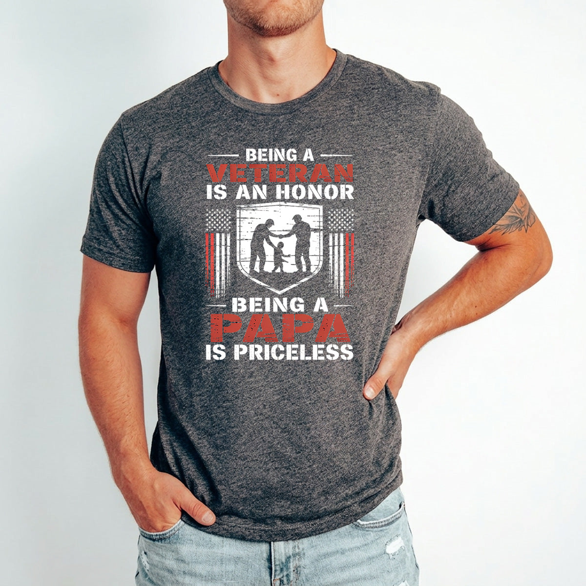 Apparel featuring a Fathers Day 4th of July Ready DTF Transfer-themed DTF transfer.