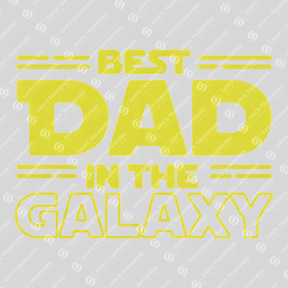 Father's Day Best Dad Ready DTF Transfer | FR2001