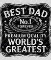 Father's Day Best Dad Ready DTF Transfer | FR2018