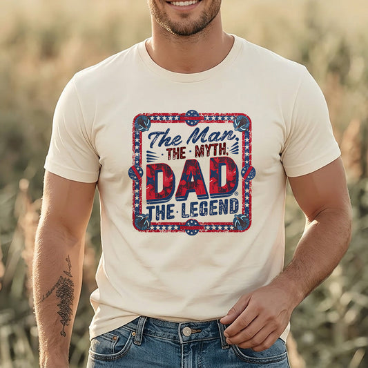 Apparel featuring a Fathers Day 4th of July Ready DTF Transfer-themed DTF transfer.