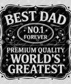 Father's Day Best Dad Ready DTF Transfer | FR2028