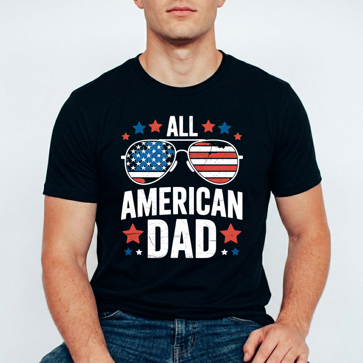 Apparel featuring a Fathers Day 4th of July Ready DTF Transfer-themed DTF transfer.