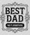 Father's Day Best Dad Ready DTF Transfer | FR2032