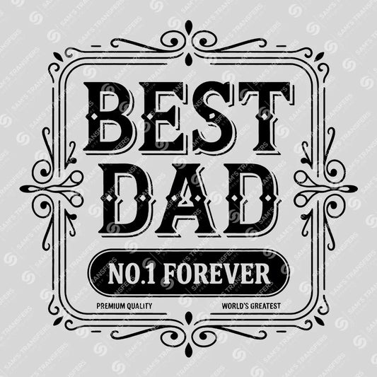 Father's Day Best Dad Ready DTF Transfer | FR2032