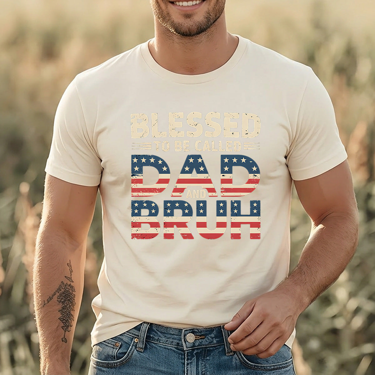 Apparel featuring a Fathers Day 4th of July Ready DTF Transfer-themed DTF transfer.