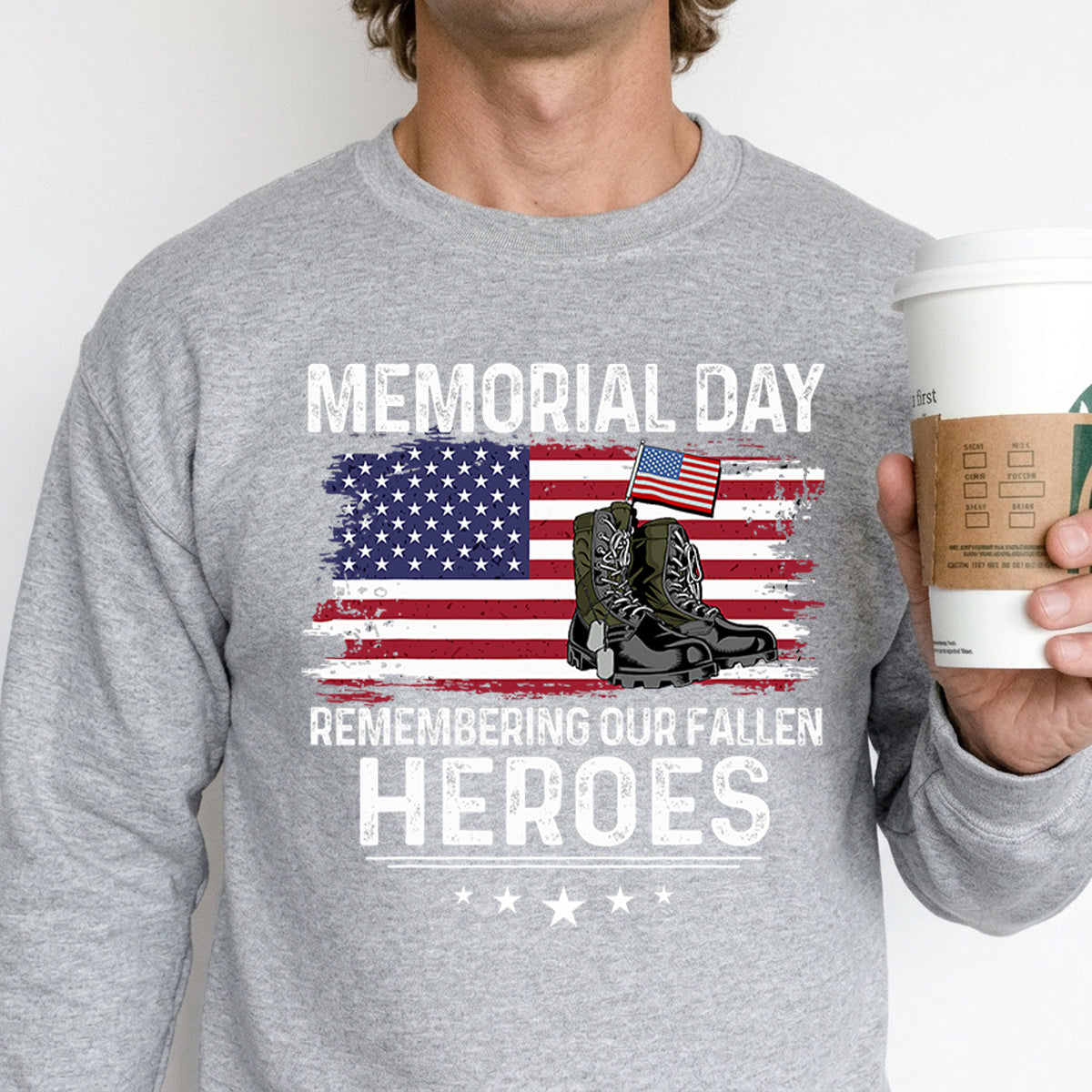 Apparel featuring a Fathers Day 4th of July Ready DTF Transfer-themed DTF transfer.