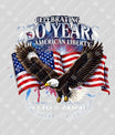 USA 250 Years Anniversary DTF Transfer | 4th of July Design | FR2171