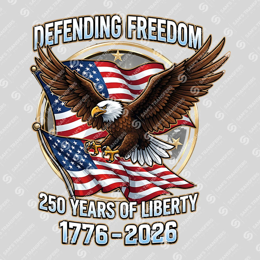 USA 250 Years Anniversary DTF Transfer | 4th of July Design | FR2188