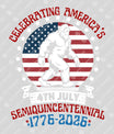USA 250 Years Anniversary DTF Transfer | 4th of July Design | FR2210