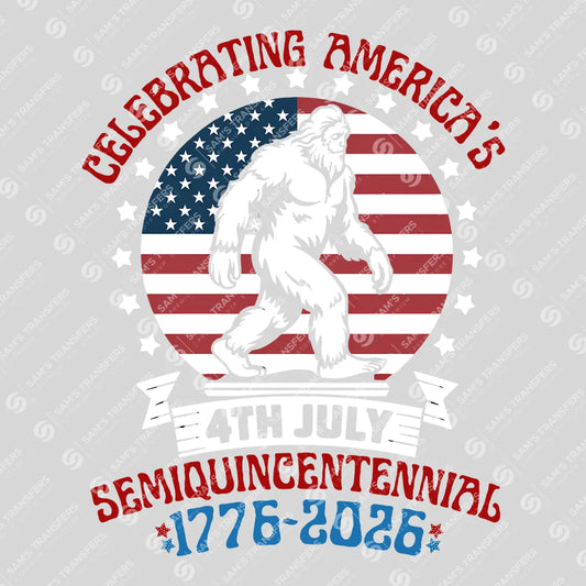 USA 250 Years Anniversary DTF Transfer | 4th of July Design | FR2210