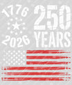 USA 250 Years Anniversary DTF Transfer | 4th of July Design | FR2219