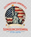 USA 250 Years Anniversary DTF Transfer | 4th of July Design | FR2229