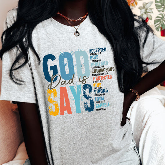 Apparel featuring a Father's Day Best Dad Ready DTF Transfer-themed DTF transfer.