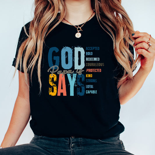 Apparel featuring a Father's Day Best Dad Ready DTF Transfer-themed DTF transfer.