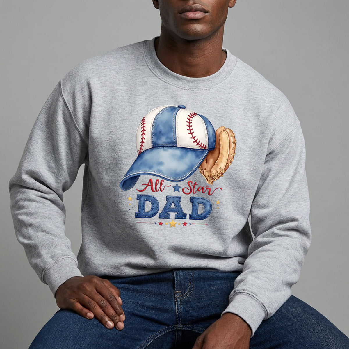 Apparel featuring a Father's Day Best Dad Ready DTF Transfer-themed DTF transfer.