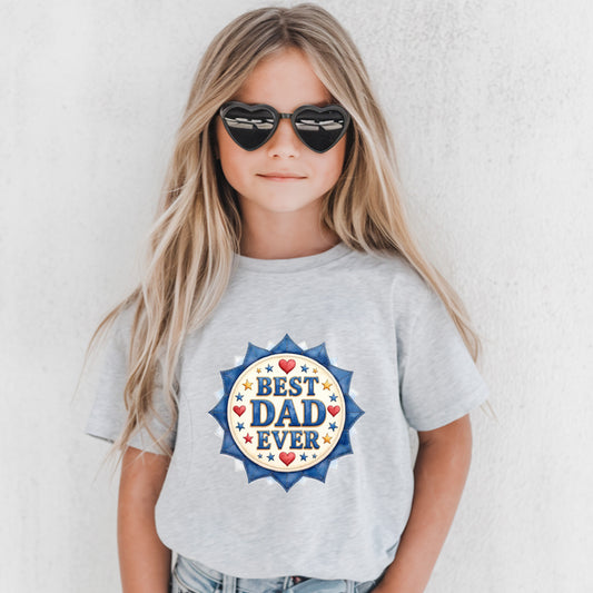 Apparel featuring a Father's Day Best Dad Ready DTF Transfer-themed DTF transfer.