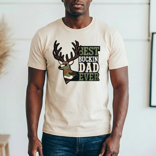 Apparel featuring a Father's Day Best Dad Ready DTF Transfer-themed DTF transfer.