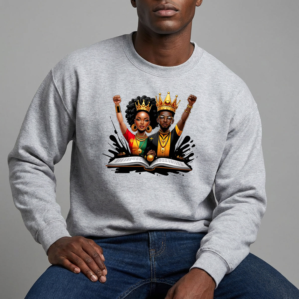 Apparel featuring a Juneteenth Day Ready DTF Transfer-themed DTF transfer.