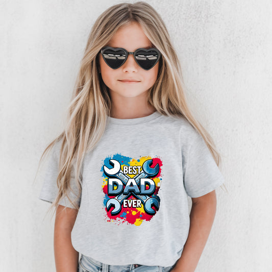 Apparel featuring a Father's Day Best Dad Ready DTF Transfer-themed DTF transfer.