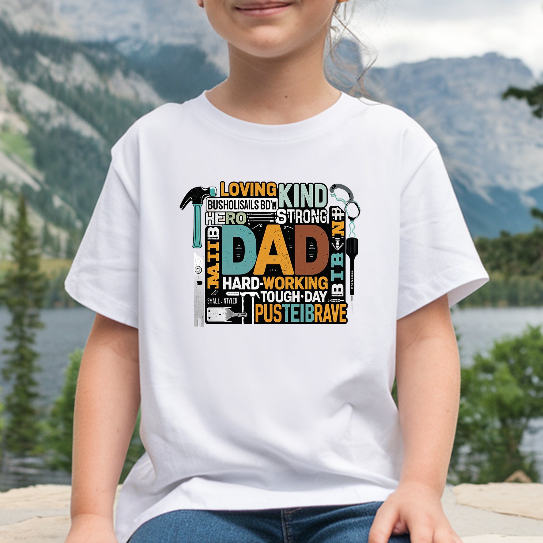 Apparel featuring a Father's Day Best Dad Ready DTF Transfer-themed DTF transfer.