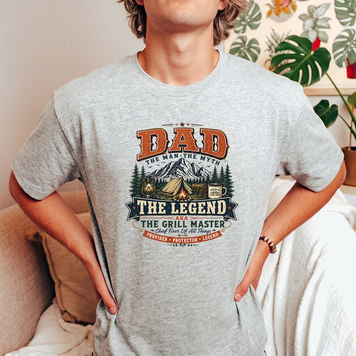 Apparel featuring a Father's Day Best Dad Ready DTF Transfer-themed DTF transfer.