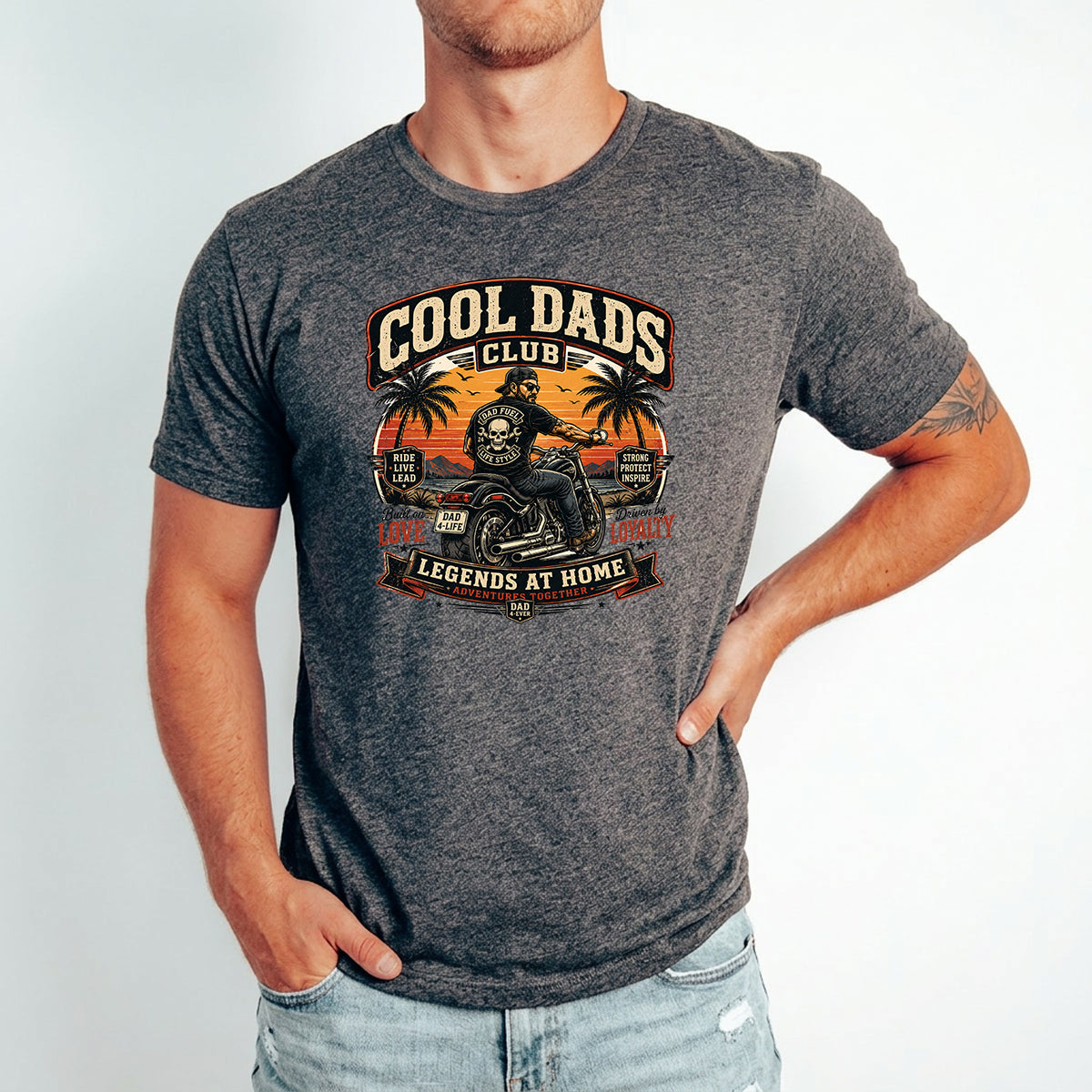 Apparel featuring a Father's Day Best Dad Ready DTF Transfer-themed DTF transfer.