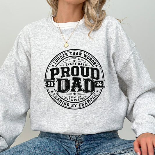 Apparel featuring a Father's Day Best Dad Ready DTF Transfer-themed DTF transfer.
