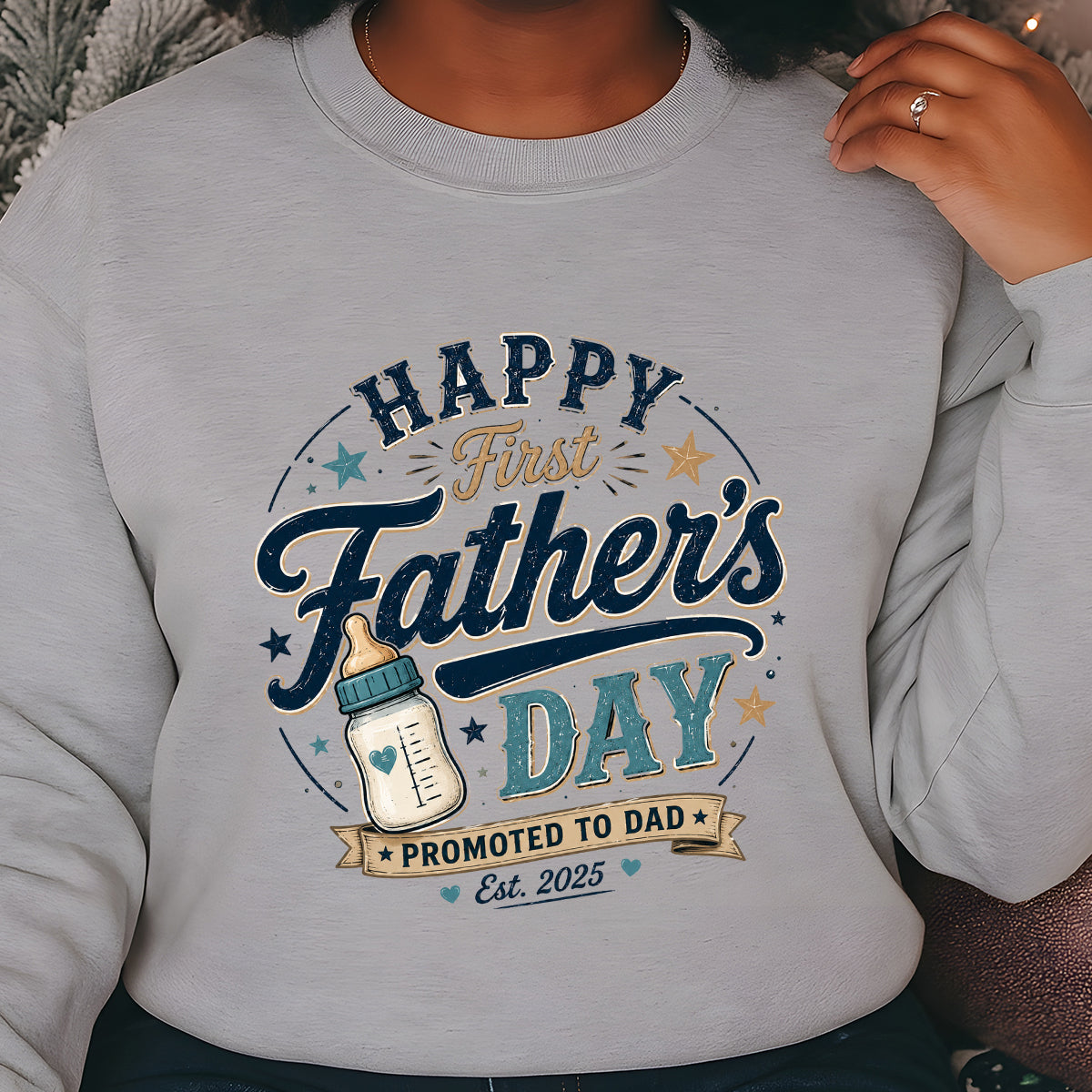 Apparel featuring a Father's Day Best Dad Ready DTF Transfer-themed DTF transfer.