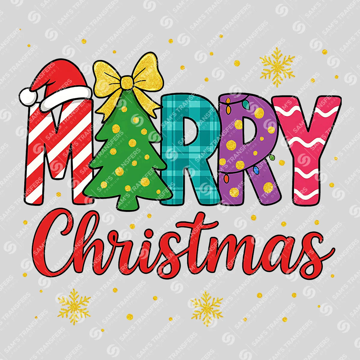 Christmas DTF Transfer - SKU: FR338_1