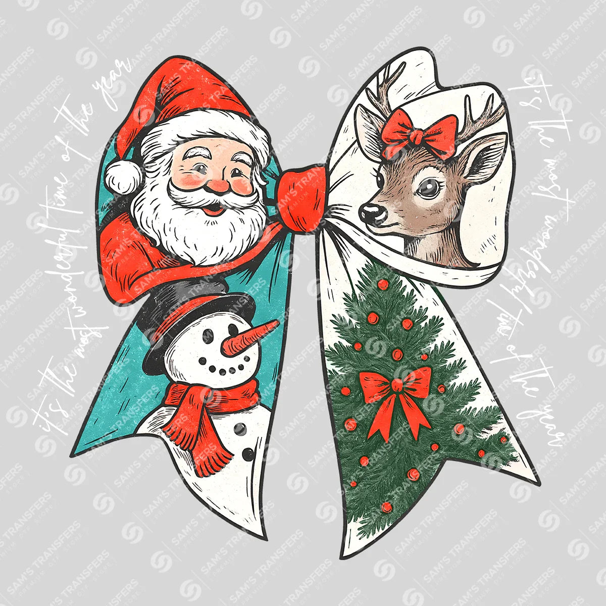 Christmas DTF Transfer - SKU: FR586-W_1