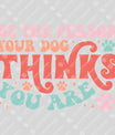 Be the Person Your Dog Thinks You Are - Ready-to-Press DTF Transfer