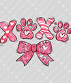 XOXO Paw Prints - Ready-to-Press DTF Transfers