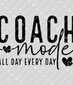 Coach Mode - Soccer Ready-to-Press DTF Transfer