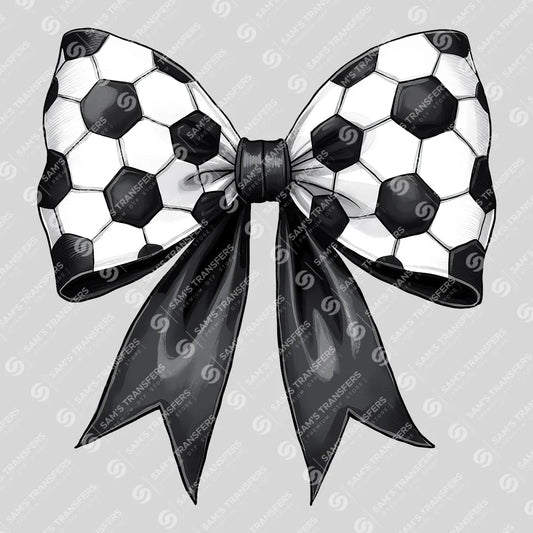 Soccer Bow Ready-to-Press DTF Transfer