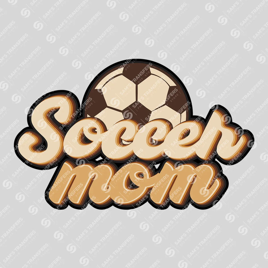 Soccer Mom Retro Ready-to-Press DTF Transfer