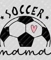 Soccer Mama Heart Ready-to-Press DTF Transfer