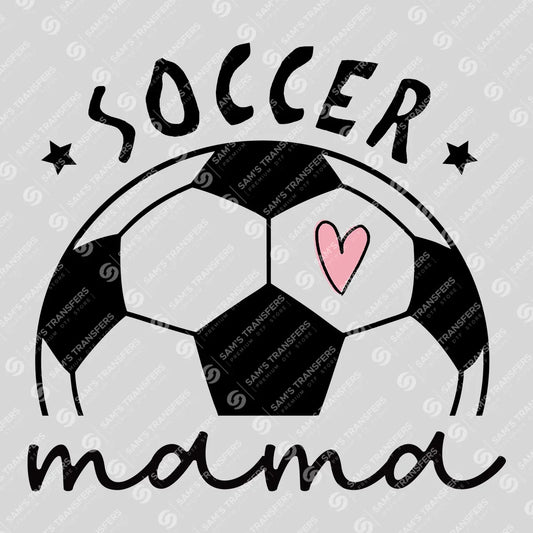 Soccer Mama Heart Ready-to-Press DTF Transfer