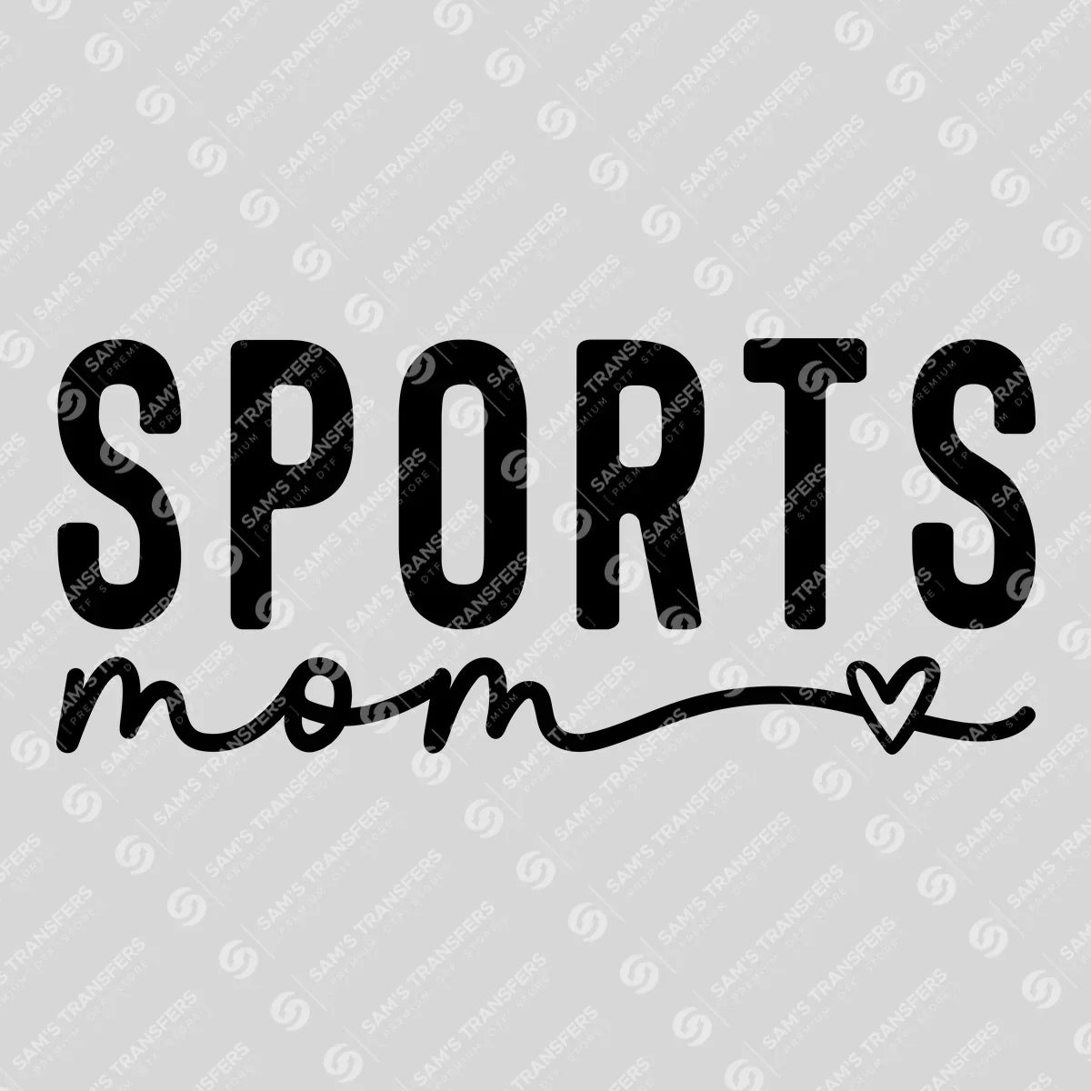 Sports Mom Minimalist Ready-to-Press DTF Transfer