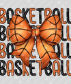 Basketball Bow Ready-to-Press DTF Transfer