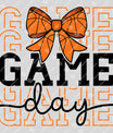 Game Day Bow Basketball Ready-to-Press DTF Transfer