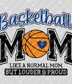 Basketball Mom Loud & Proud Ready-to-Press DTF Transfer