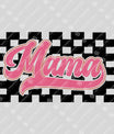 Retro Checkered Mama Ready-to-Press DTF Transfer