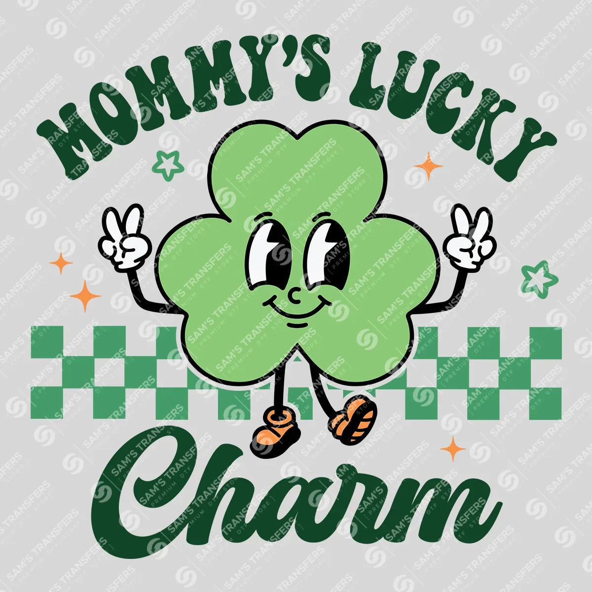 Mommy’s Lucky Charm DTF Transfer – Cute St. Patrick’s Day Design