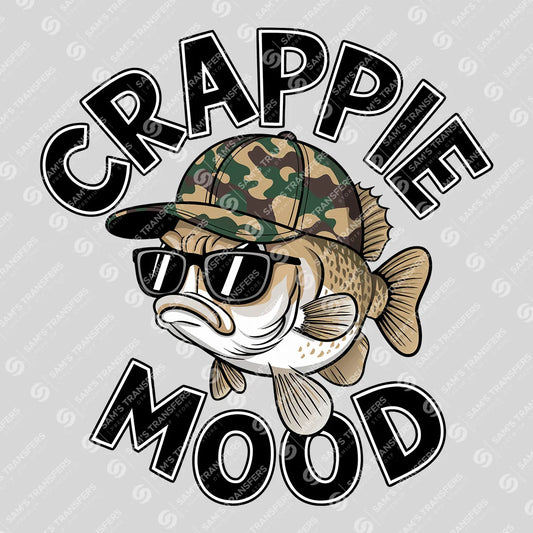 Crappie Mood Ready-to-Press DTF Transfer