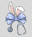 Easter Bunny Nurse Ready-to-Press DTF Transfer