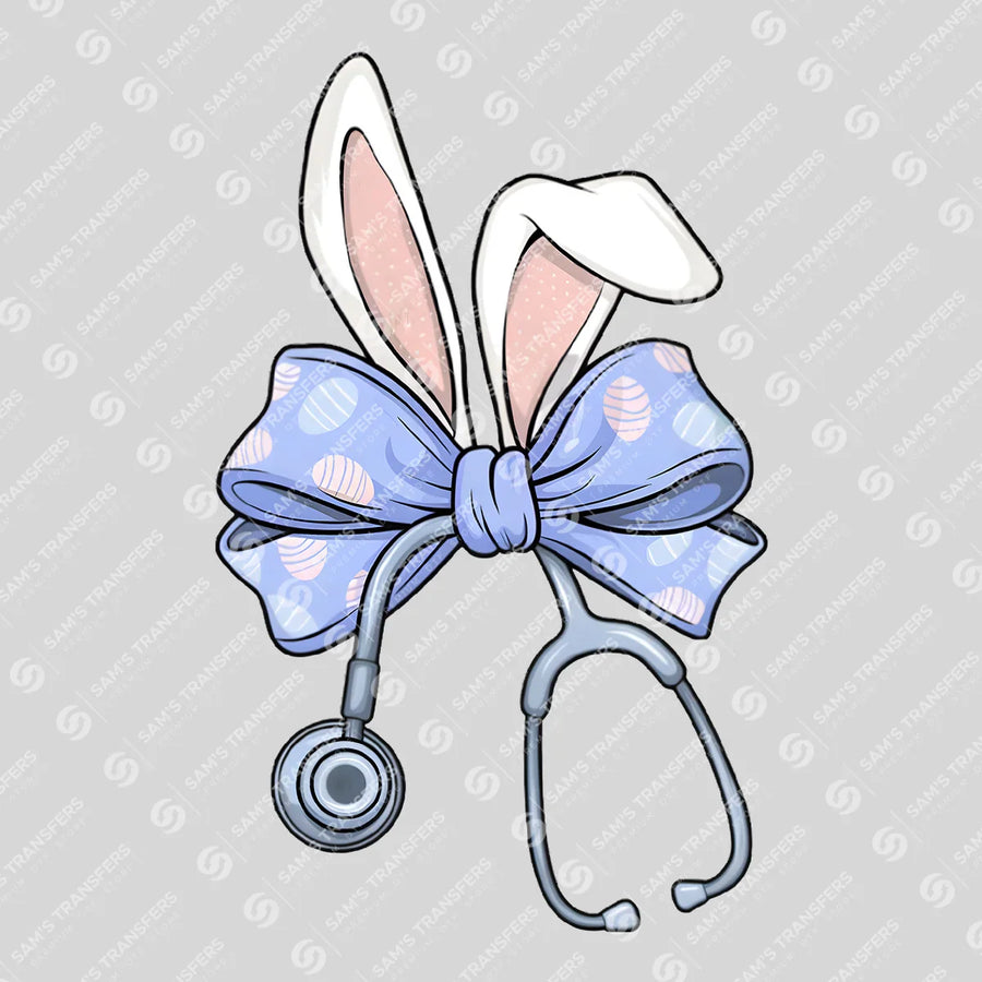 Easter Bunny Nurse Ready-to-Press DTF Transfer